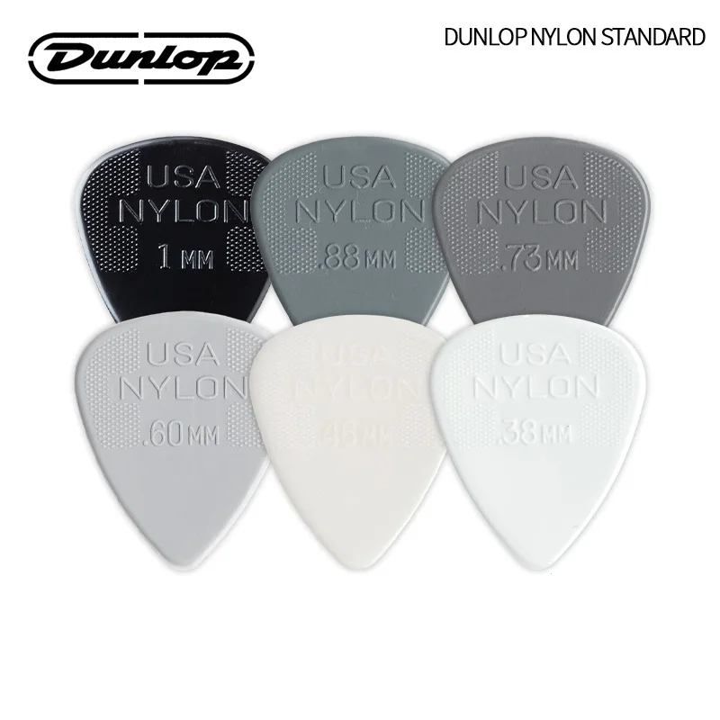 Dunlop Nylon Chuẩn Guitar Chọn Plectrum Trung Gian