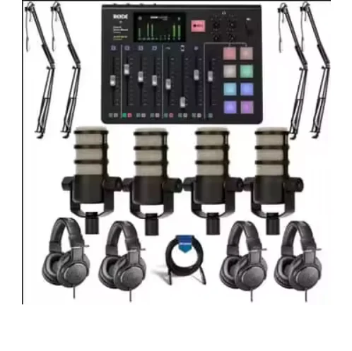 Mike Caster Pro geïntegreerde podcastproductieconsole