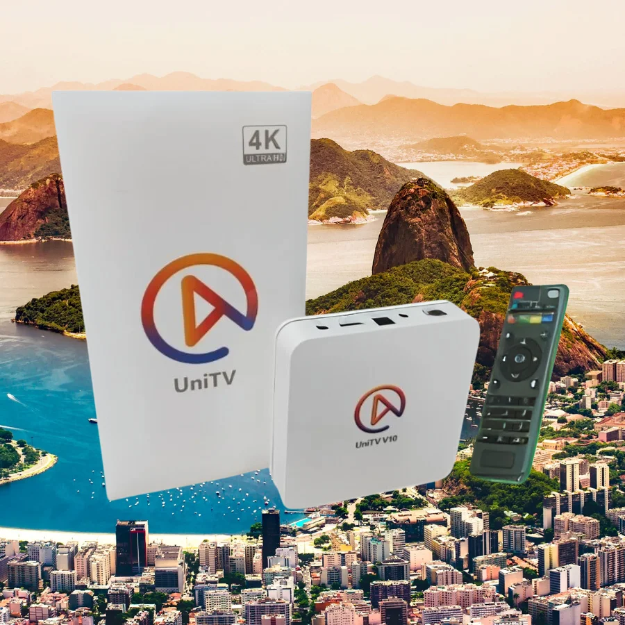 Sem Imposto - UNITV V10 Tv box Conversor de Smart TV Assista Séries Filmes Desenhos Canais Liberados VITALICIO - PRONTA ENTREGA