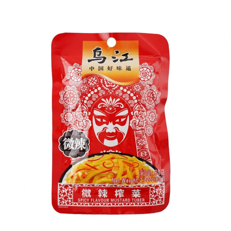 WJ Spicy Pickled Mustard Tuber 80g*10