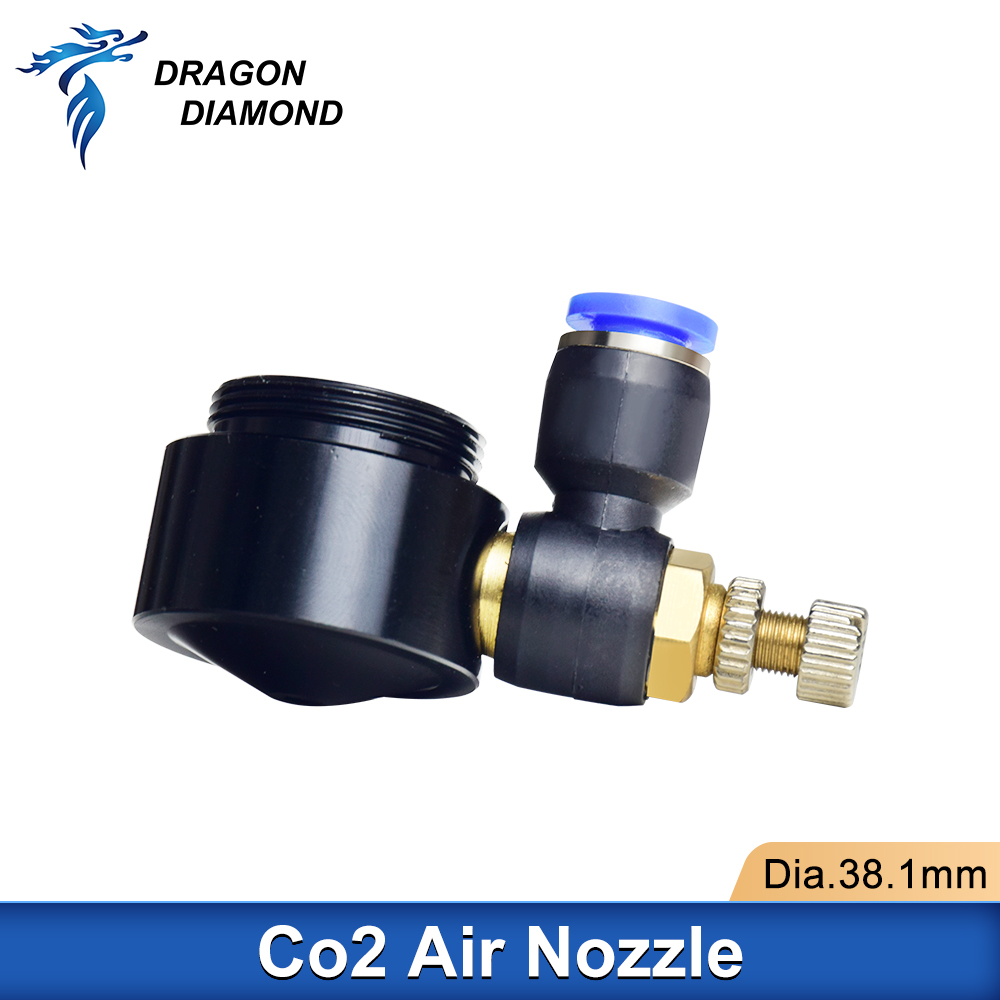 Co2 공기 노즐 Dia.20 FL38.1mm 레이저 헤드 용 레이저 렌즈 피팅 레이저 절단기 용 Co2 짧은 노즐