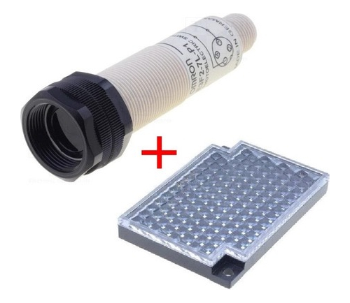 Sensor Fotoelétrico Reflexivo Npn Na Até 3m E3f3-r66 Omron