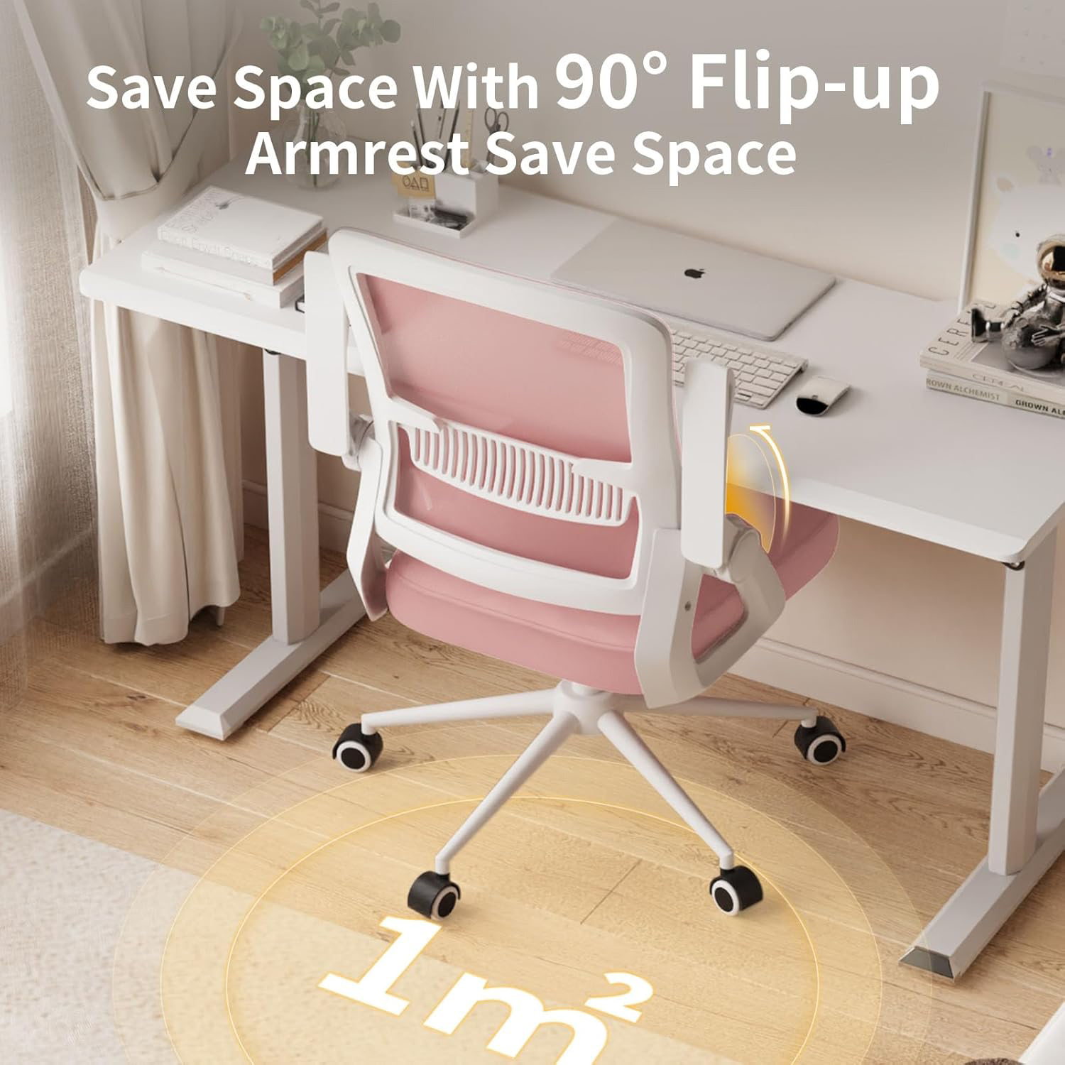 naspaluro Ergonomic Office Chair Desk Chairs Height Adjustable Gaming Chair Executive Work Chair Armrest Lumbar Support for Home