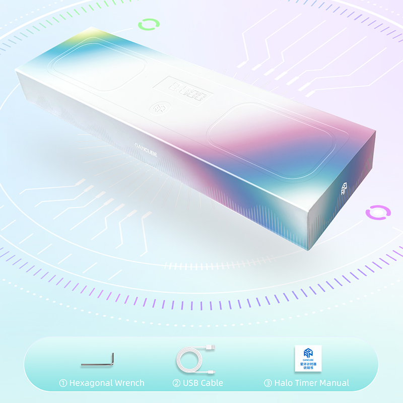 GAN キューブ タイマー マット スマート スピード WCA 競技ツール キューブ プレーヤー必須