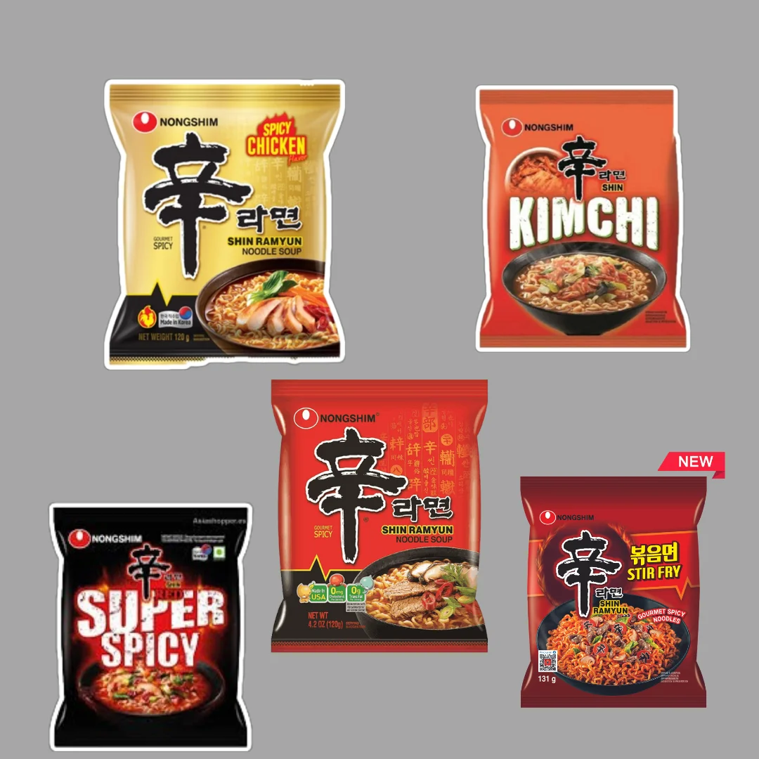 Fideos instantaneos SHIN, 120g