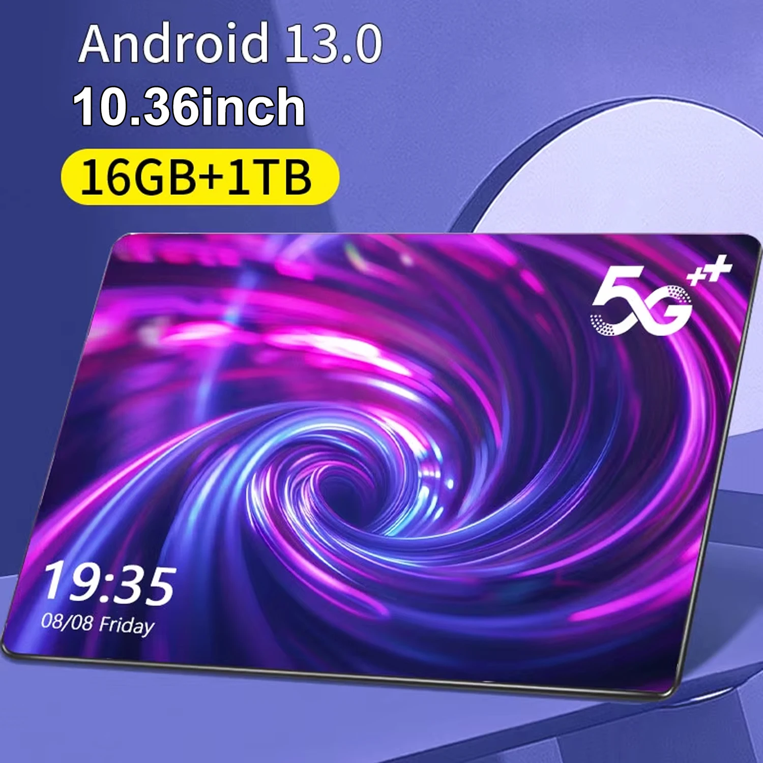 2025 Global Version 10.36Inch Android 13.0 Tablet Android 16GB RAM 1TB ROM 16MP 32MP 12000mAh 10-Core Network Bluetooth 5G WiFi