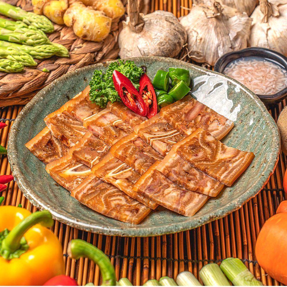 국내산 한돈 돼지머리고기 편육 슬라이스 500g*2 (새우젓동봉)