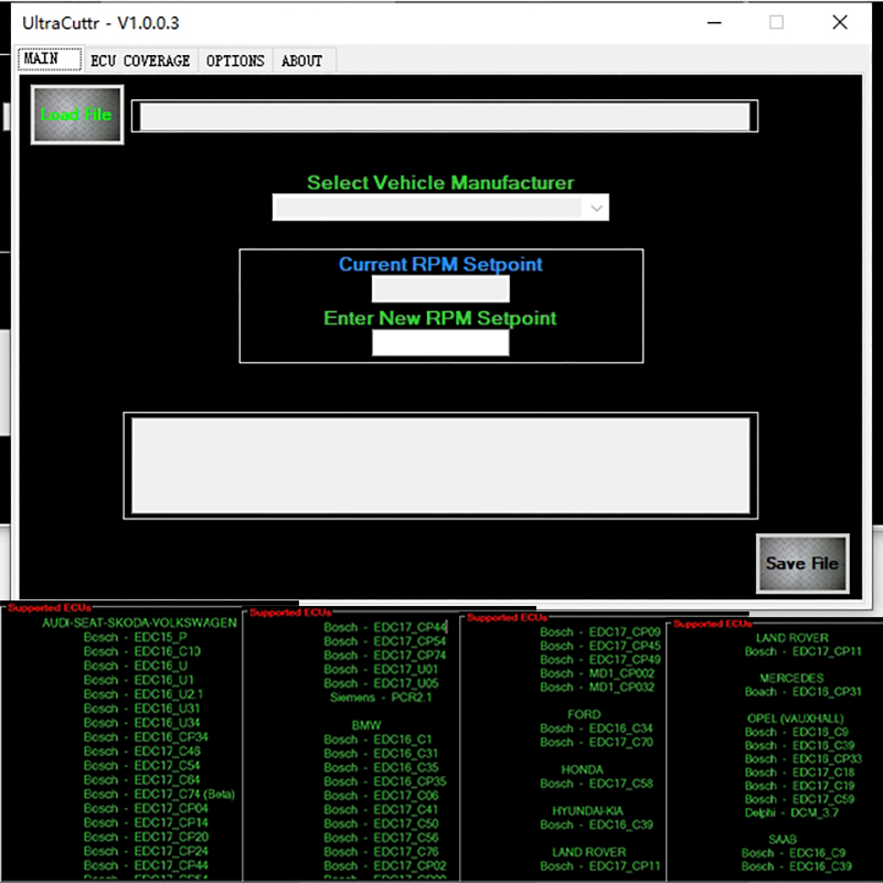 Software ECU PAQUETE 6 EN 1 Limitador HardCut Diesel + Motor de gasolina UltraCuttr + Pop&Bang + HARDCUT VMAX + HotStartr + QLaunchr