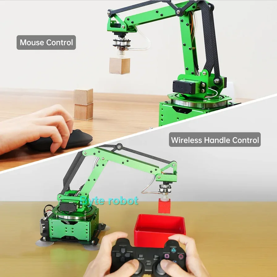 MaxArm 5 Axis Robot Arm Open Source Inverse Kinematics Robotics Manipulator for Arduino and AI Python ESP32 Programmable Robot