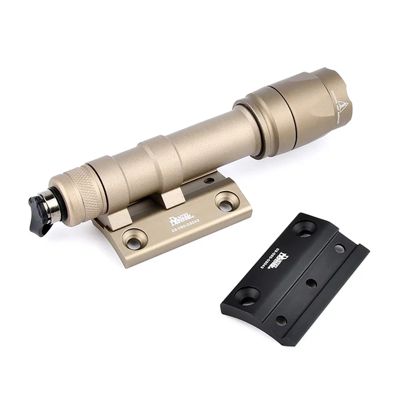 Luz de explorador montaje lateral DD CNC Keymod M-LOK Rail para SF M300 M600 linterna táctica soportes de Base accesorios de caza
