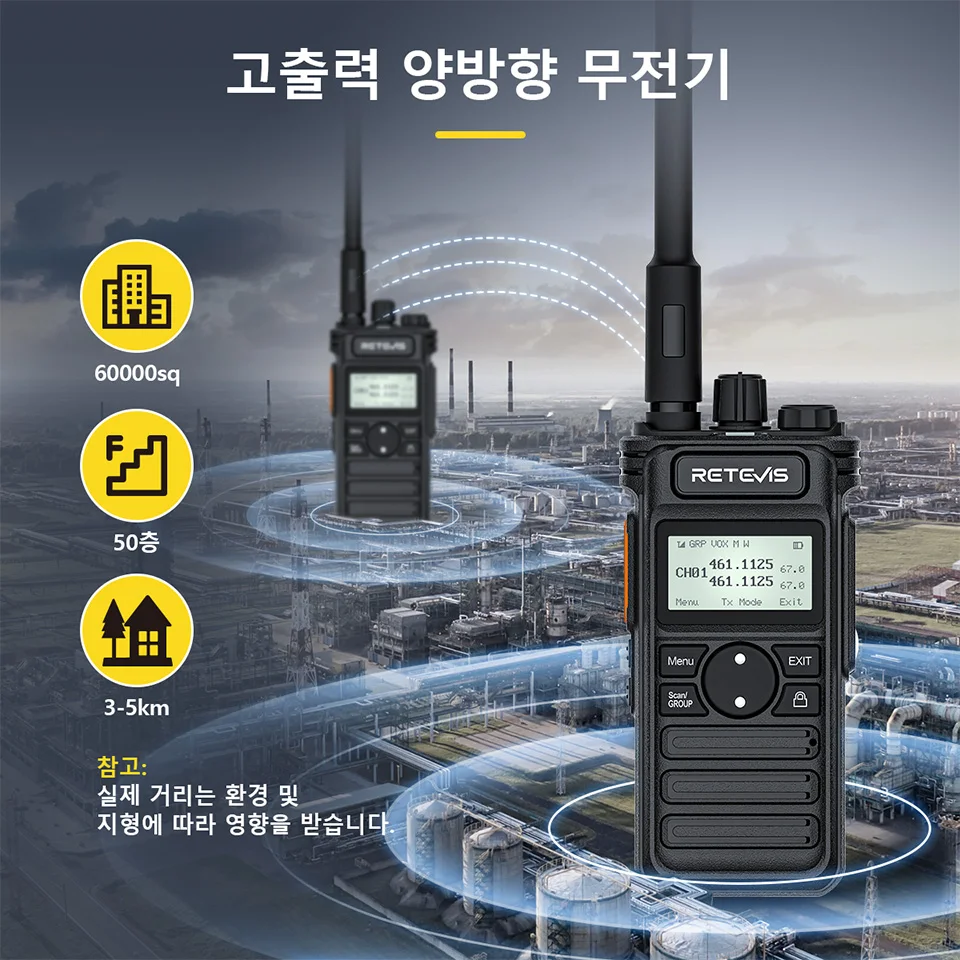 Retevis RT86S 워키토키 무전기 한국 세트 장거리 라디오 ptt 고성능라디오 Walkie Talkie 충전식 생활용 c Type 모빌 전문가용 UHF GMRS Walkie 한국 사용 휴대용 10w 통신 장비 c타입 고성능 이동무전기 고출력 1 2pcs 충전 라디오 핸즈프리 Walkie-talkie 양방향 인터컴