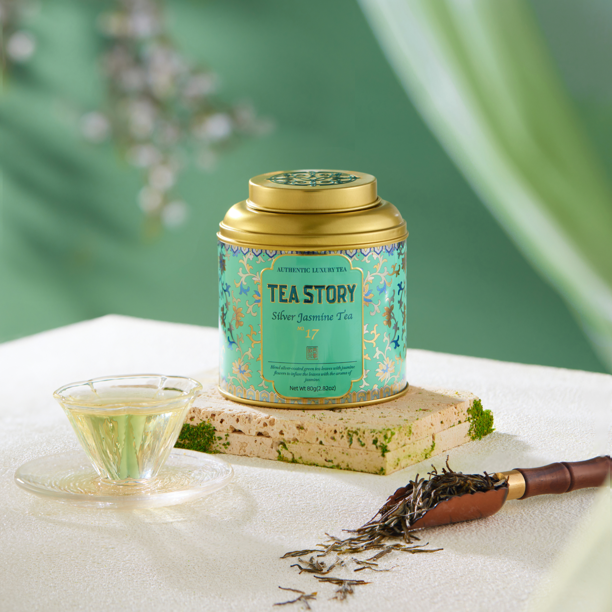 Silver Jasmine Tea - Luxury Tea Caddy - 80g