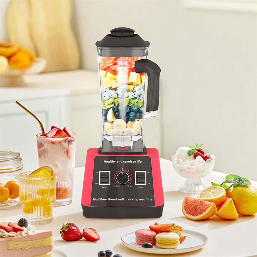 5000W 9 velocidades pesado devido liquidificador comercial processador de alimentos estacionário biscoitos de gelo para compras espremedor de alta potência