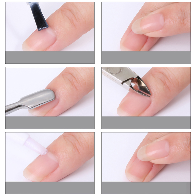 6 มม.ใบมีดเล็บมือเล็บเท้า Cuticle Nipper ตัดสแตนเลสสตีลเล็บ Clipper เครื่องตัด Cuticle กรรไกร Plier เล็บเครื่องมือ