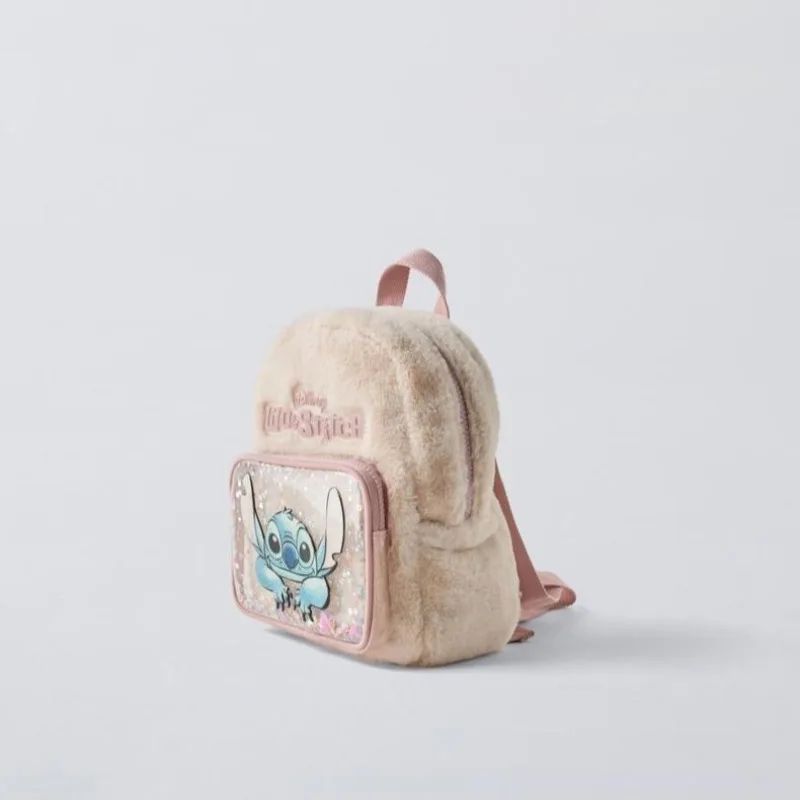 디즈니 스티치 봉제 가방, 헬로 키티, 귀여운 배낭, Shang 컬러 블록 가방, 어린이 학교 선물 배낭, 가을 신상
