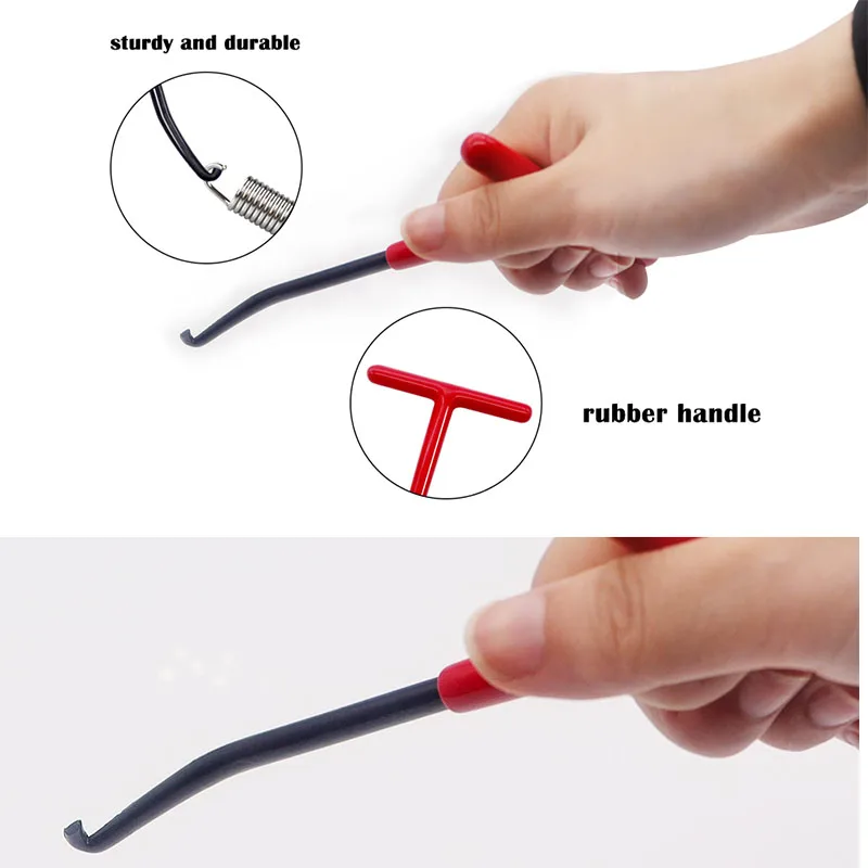 1pc Motorcycle Exhaust Spring Hook T Shaped Handle Exhaust Pipe Spring Wrench Puller Installer Hook Tool