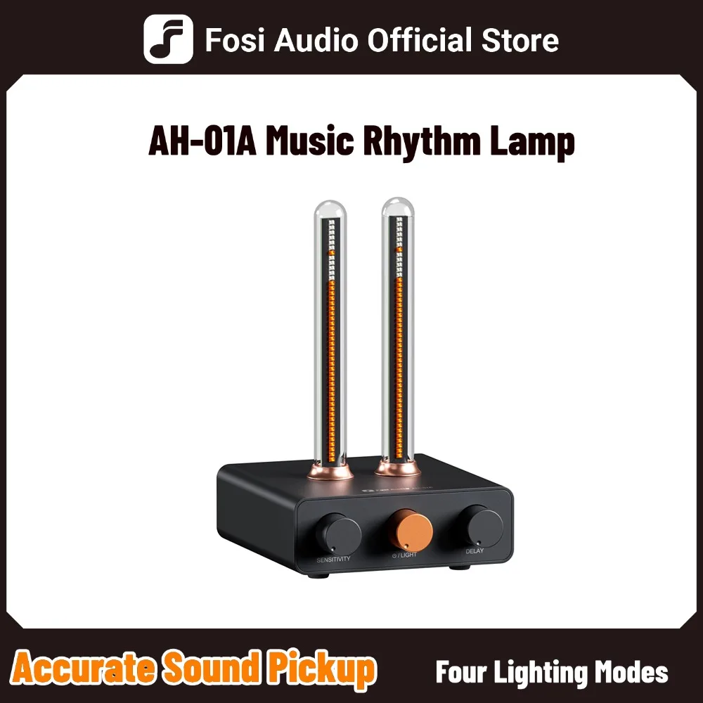 Fosi Audio Visualizador, Ritmo Musical Luz Ambiental Escritorio RGB Monitor de Computadora Barra de Luz Ritmo de Música LED Lámpara de Ambiente de Ritmo