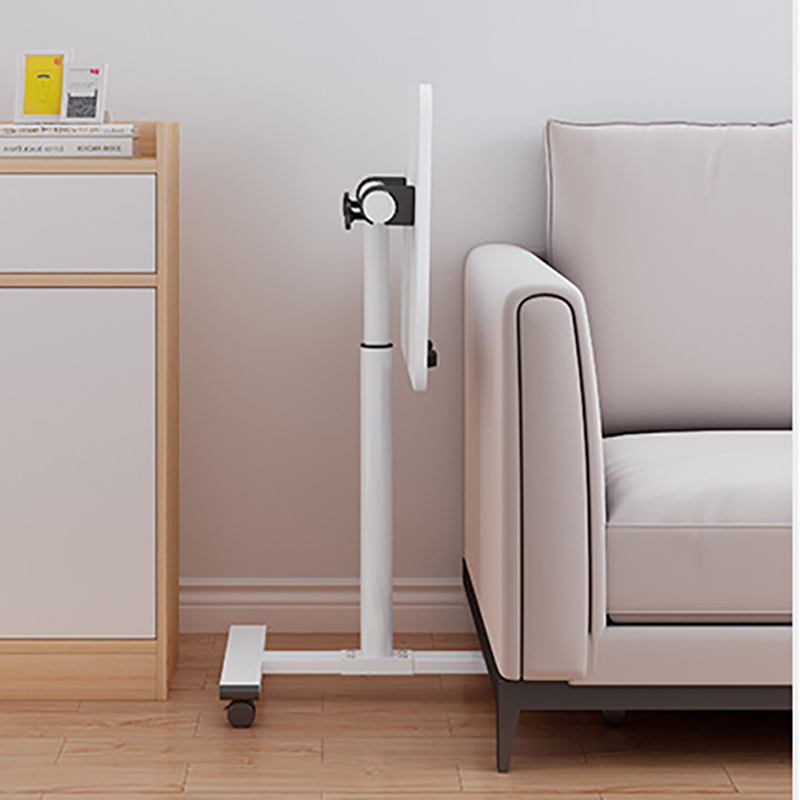 바퀴형 접이식 사이드 테이블 각도 높이 조절 가능한 소파 침대옆 협탁 이동식 테이블  2size