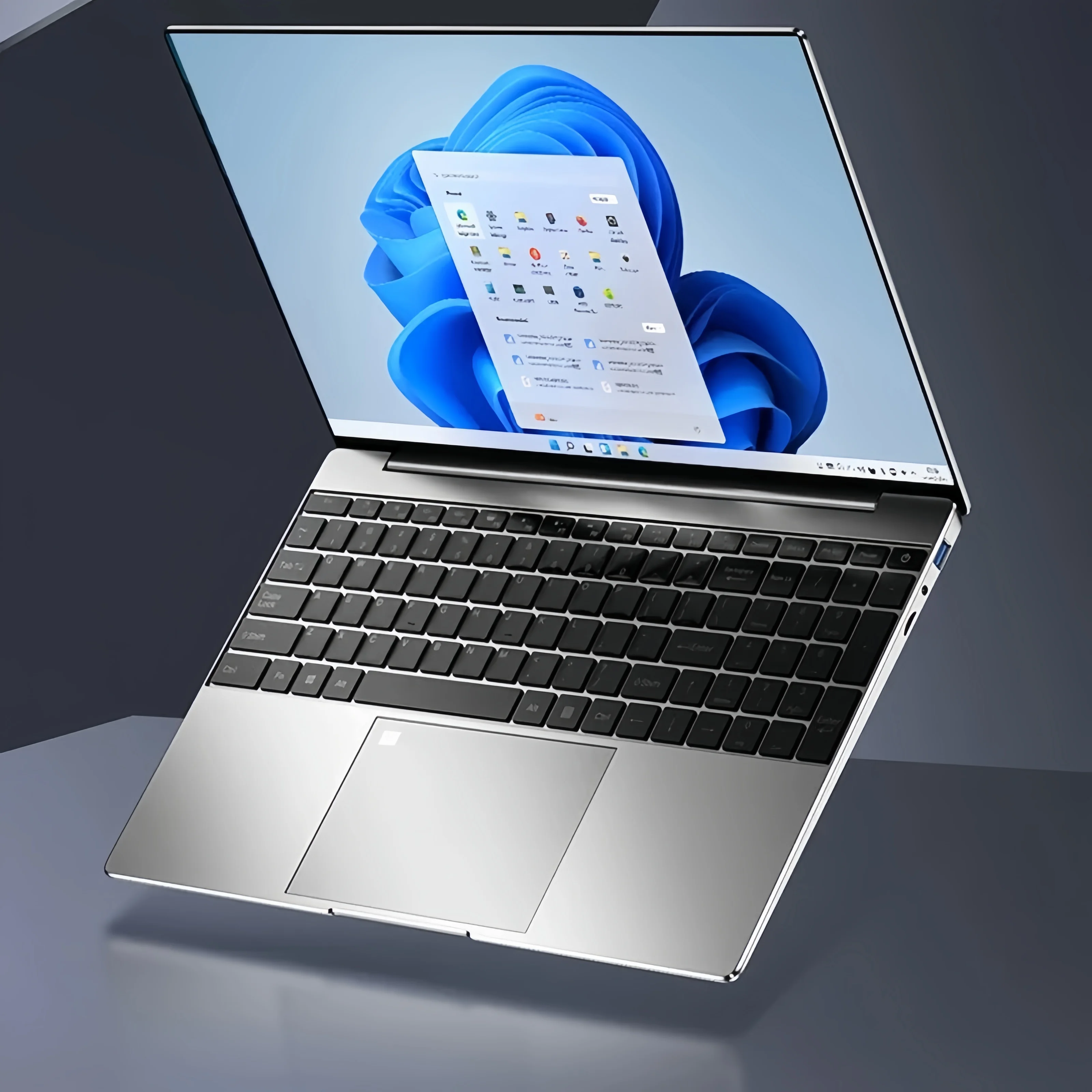 YEPO 15.6 "Ultra Sottile Laptop 16GB di RAM 2TB SSD Intel N5095 Notebook Gamer 1920*1080 Display Ufficio Studio Computer PC Windows 11