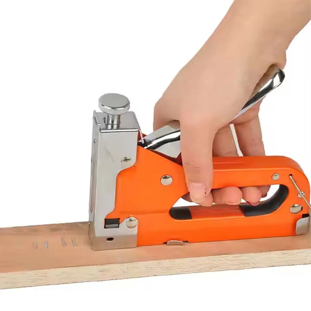 Manual Nail Gun with A Three Purpose Nail Shooter, Comes with A Nail Lifting Device and 600 Nails As A Gift