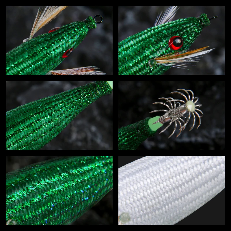 LETOYO TOTO floating squid lure Luminous squid Jig Artificial bait For Webfoot Octopus Cuttlefish sea fishing lures