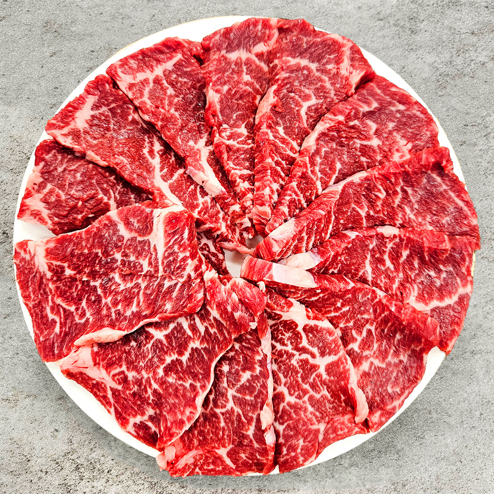 [갓성비] 프리미엄 소고기 1kg 한상모듬 (살치살+토시살+갈비살+부채살+우삼겹)