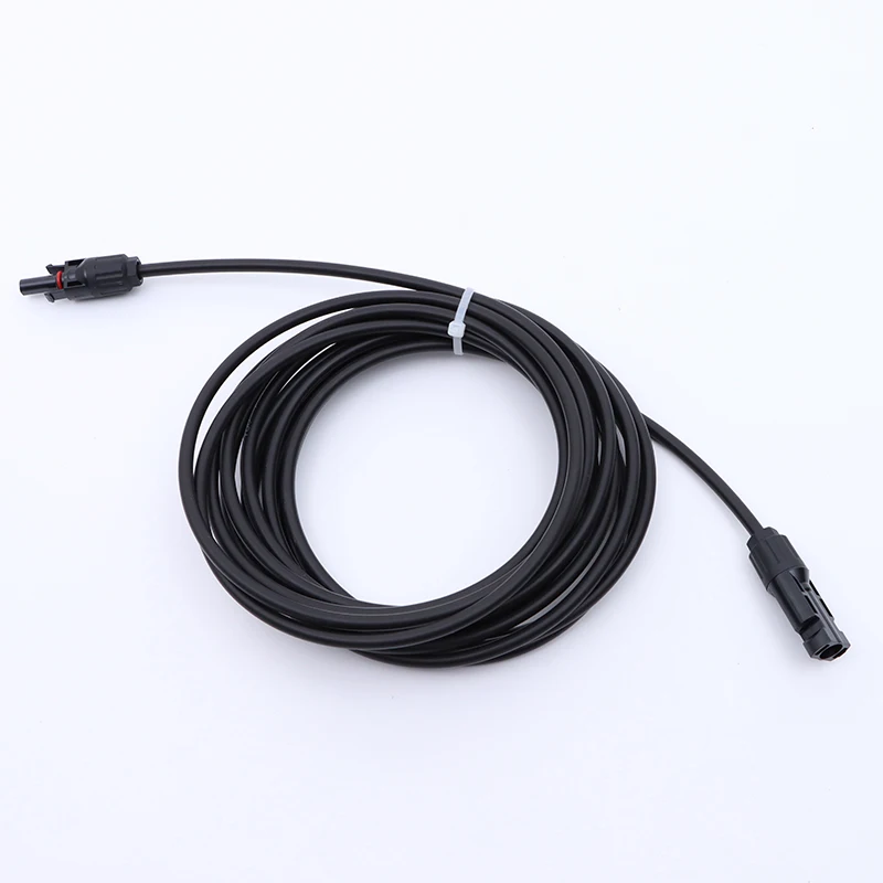 Doppelendiges Solar-Verlängerungskabel mit Stecker, 1–10 Meter, 4 mm2/6 mm2, 1000 V/1500 V, PV-DC-Anschluss, Solarkabel, Photovoltaik-Draht