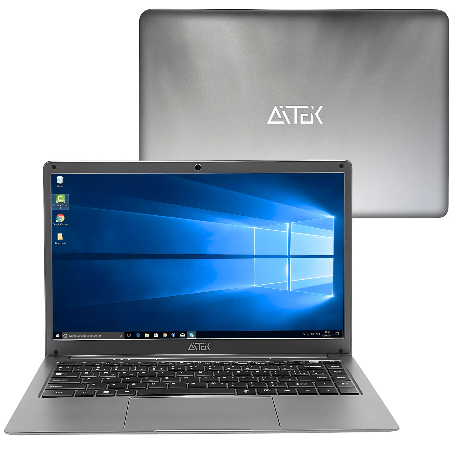 Notebook 14 Polegadas HD com Processador Intel Celeron N4000 6GB RAM 256GB SSD e Windows 10 Pro