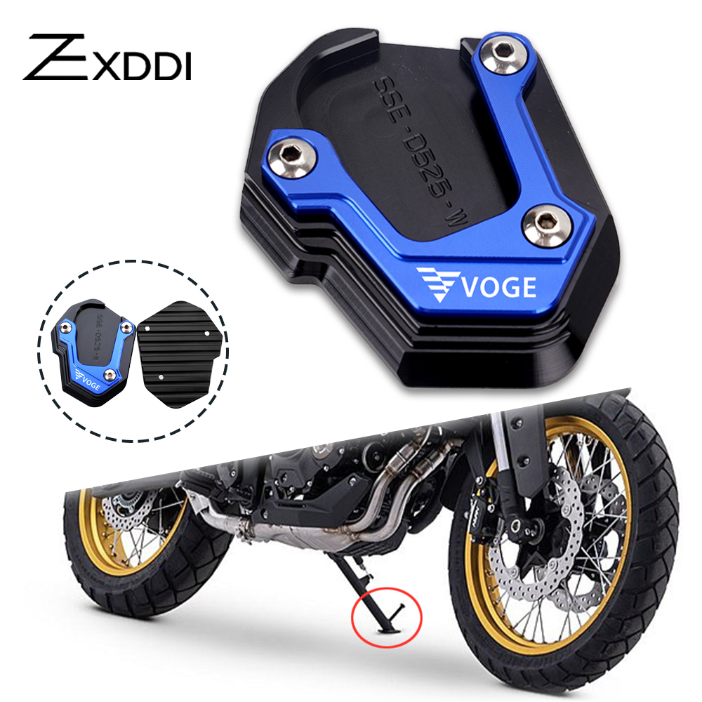 Para Loncin Voge 525 DSX DS525X 900 DSX DS900X 2023 2024-motocicleta CNC soporte lateral placa ampliada accesorios de almohadilla de pie