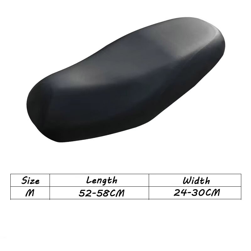 SEAMETAL-fundas protectoras universales para asiento de motocicleta, cojín para asiento de motocicleta, impermeable, de cuero Pu, antiarañazos