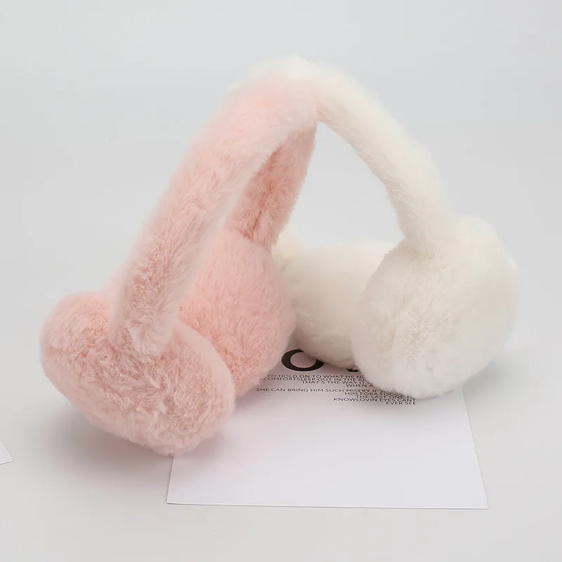 Orejeras de felpa de invierno, cubiertas suaves y bonitas para las orejas al aire libre para clima frío, invierno, mujeres, hombres, clima frío, orejeras esponjosas y acogedoras, calentadores