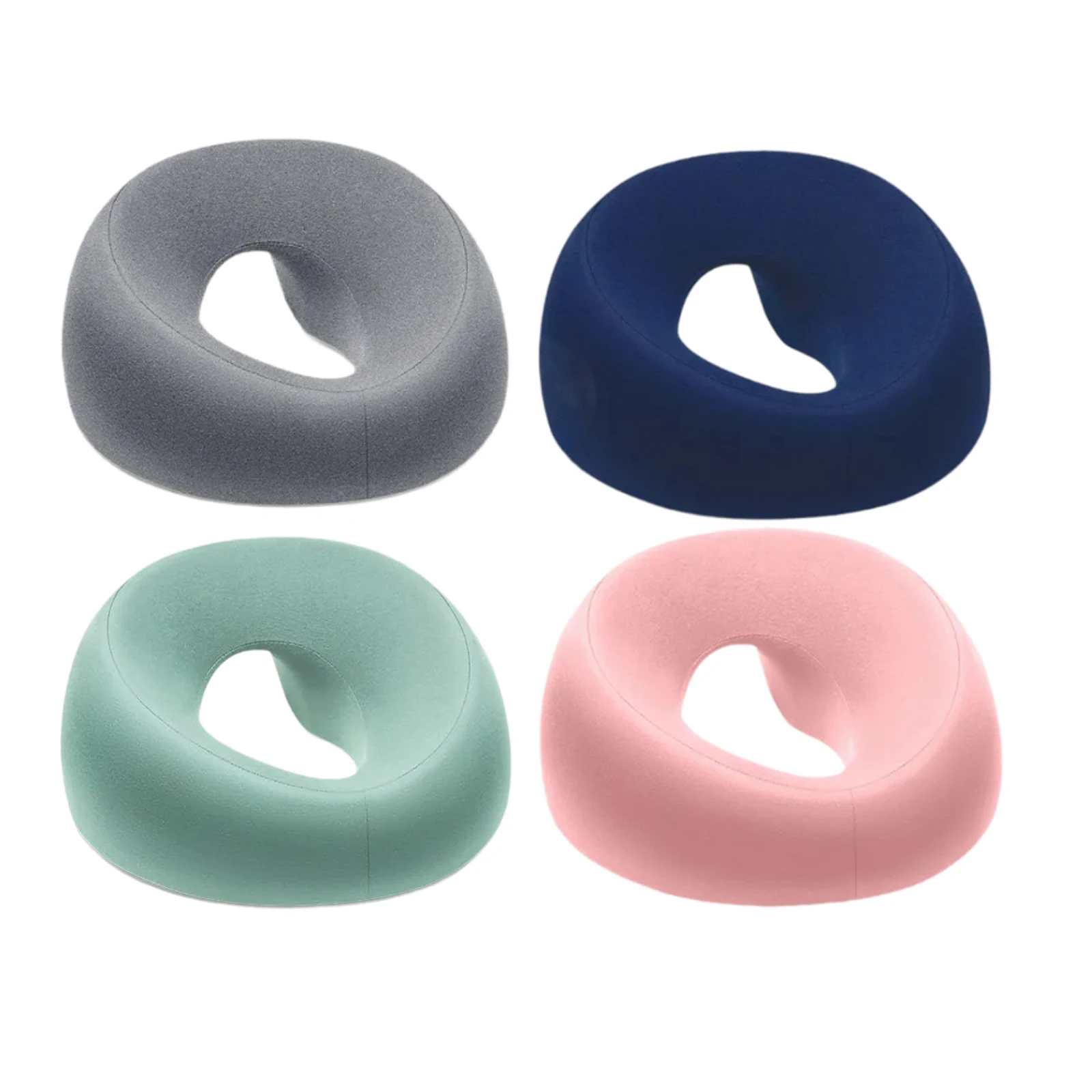 Ergonomie Liegekissen Memory Foam Atmungsaktive Kopfstütze Stützkissen Körpermassage Gesichtsstützkissen für Schönheitssalon