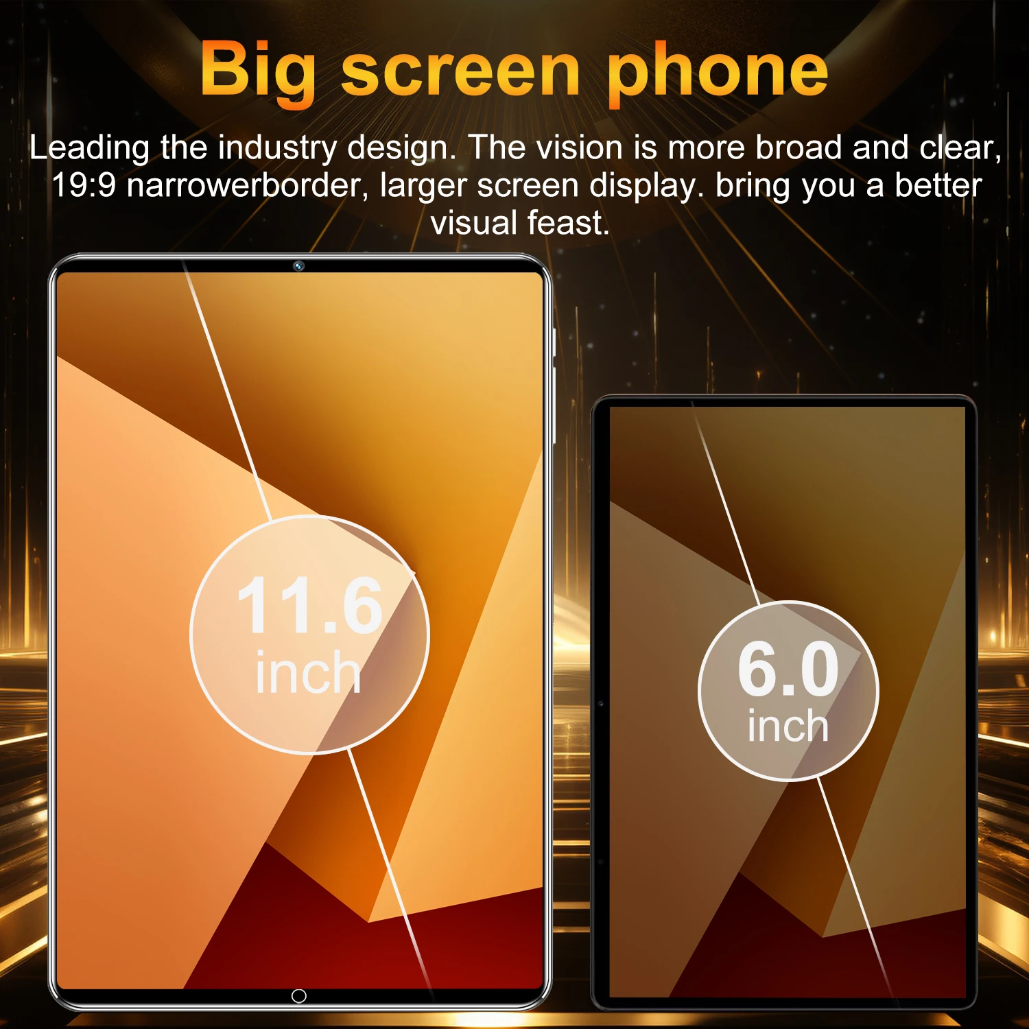 2025 New 5G tablet PC 11.6 inch tablet android 16GB+1TB ROM 16MP+32MP Network 12000mAh Android 13.0 Wifi Bluetooth Dual SIM