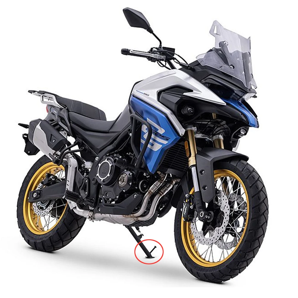 Para Loncin Voge 525 DSX DS525X 900 DSX DS900X 2023 2024-motocicleta CNC soporte lateral placa ampliada accesorios de almohadilla de pie