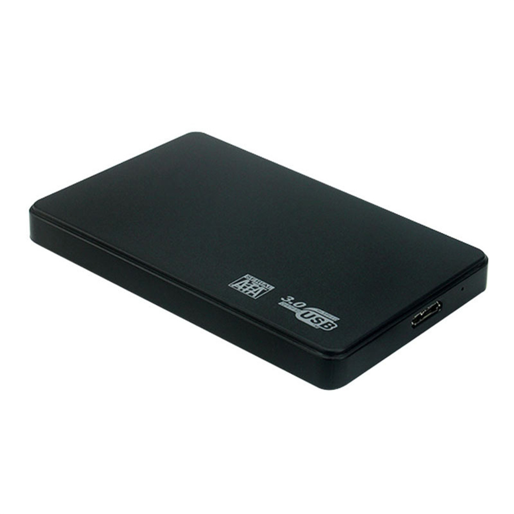 3.0 SATA External USB Hard Drive Case 2.5 Inch Enclosure Caddy HDD SSD Black UK