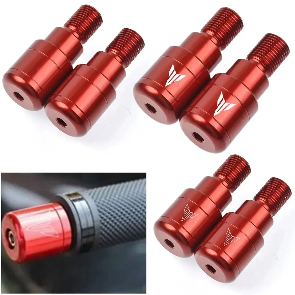 Tampas de extremidade da barra da motocicleta cnc guiador apertos para yamaha mt07 mt09 mt10 mt125 fz1 fz6 fz6r fz07 fz09 fz010 lidar com barra final
