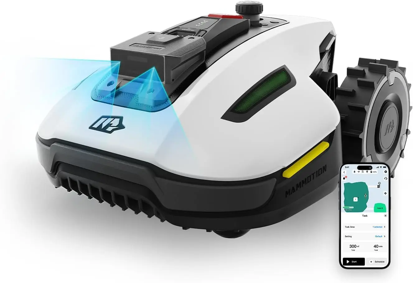 Robotyczna kosiarka YUKA Mini 500 na 0,12 akra, pozycjonowanie Ultrasense AI Vision+ RTK KUP 2, OTRZYMASZ 1 ZA DARMO