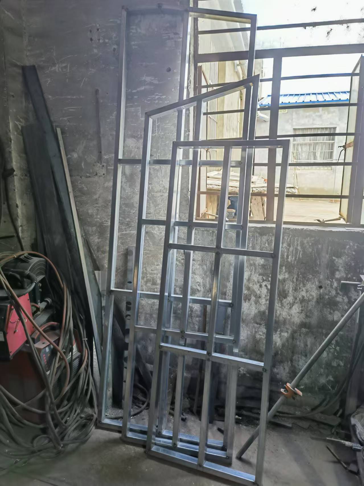 Puertas francesas de acero para Interior de casa, diseño