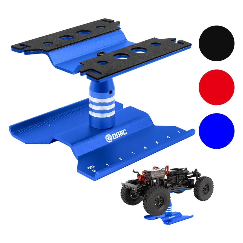 RC รถขาตั้งซ่อม Workstation RC ทํางานสําหรับ SCX24 TRX4M FCX24 1/16 1/18 1/24 Scale RC รถบรรทุก Crawler Buggy
