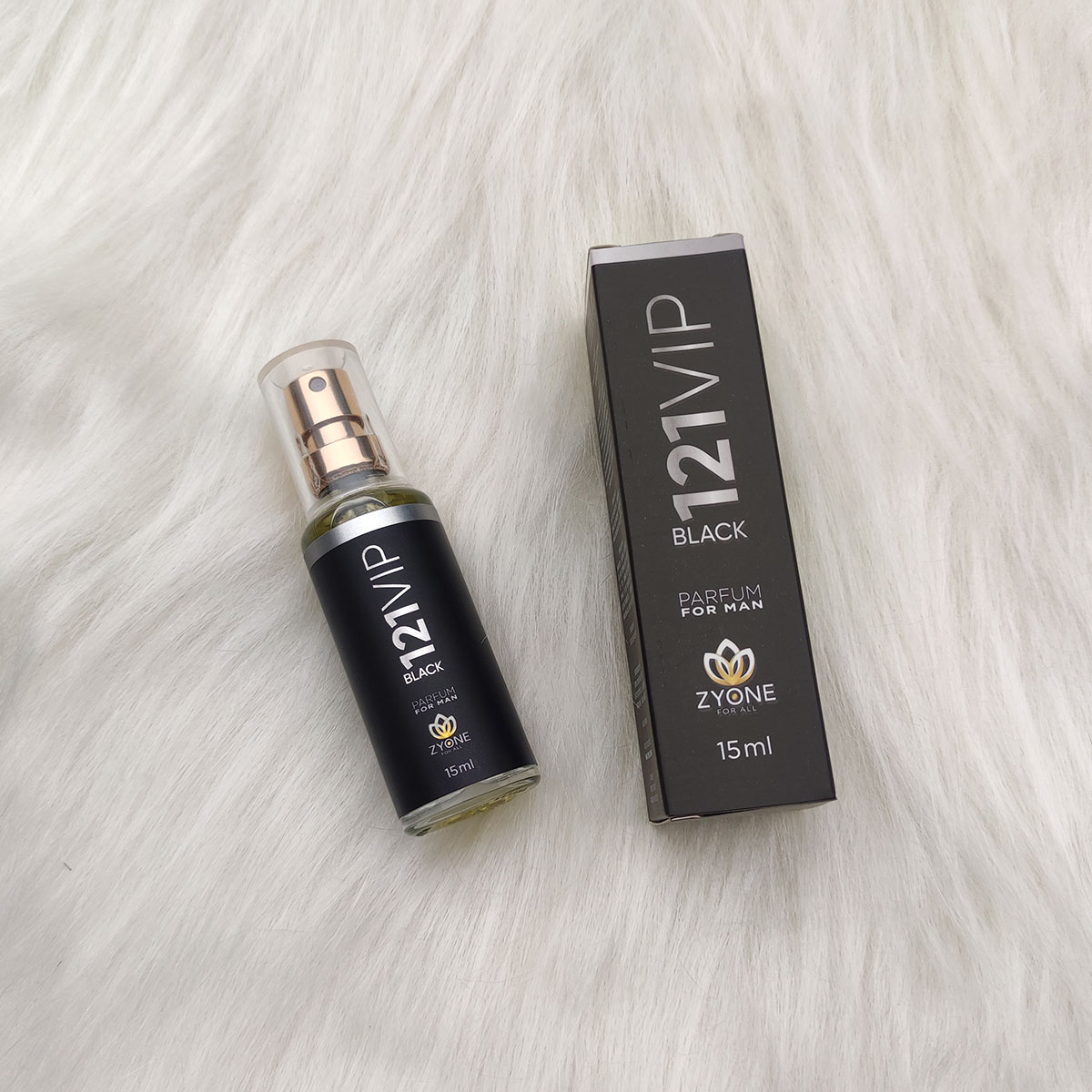 Perfume Masculino Zyone 121 Vip Black 15ML Eau de Parafum Alta Fixação Importado Envio Nacional