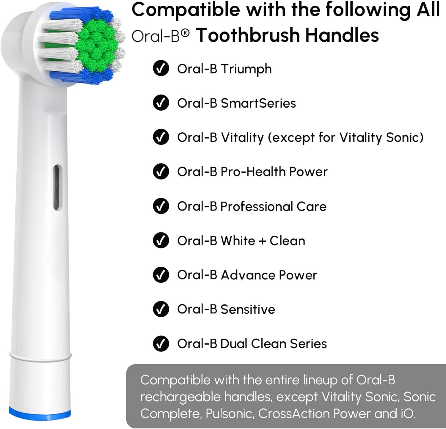 交換用歯ブラシヘッド 4 個 オーラル B ブラウン プロフェッショナル電動歯ブラシヘッド ブラシヘッドと互換性あり