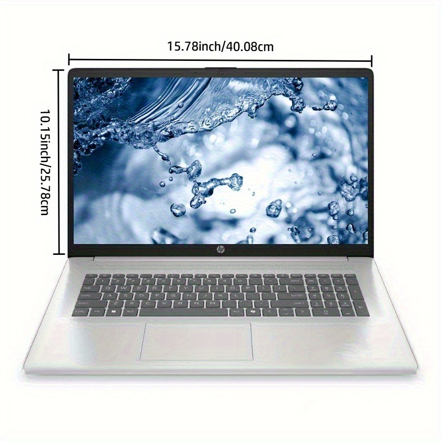 HP 17.3" HD+ Business Laptop,Intel Core i3-N305,32GB DDR4 RAM,2TB SSD,Intel UHD Graphics,Wi-Fi 6,Windows 11 Home,Natural Silver