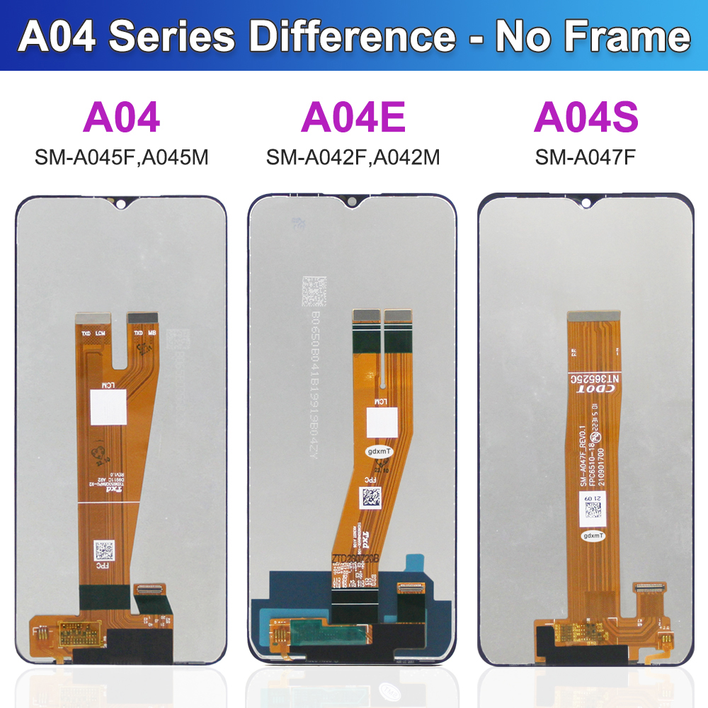 6,5'' Für Samsung A04S LCD Display Touchscreen Digitizer Für samsung A047F, A047F/DS, lcd display mit rahmen
