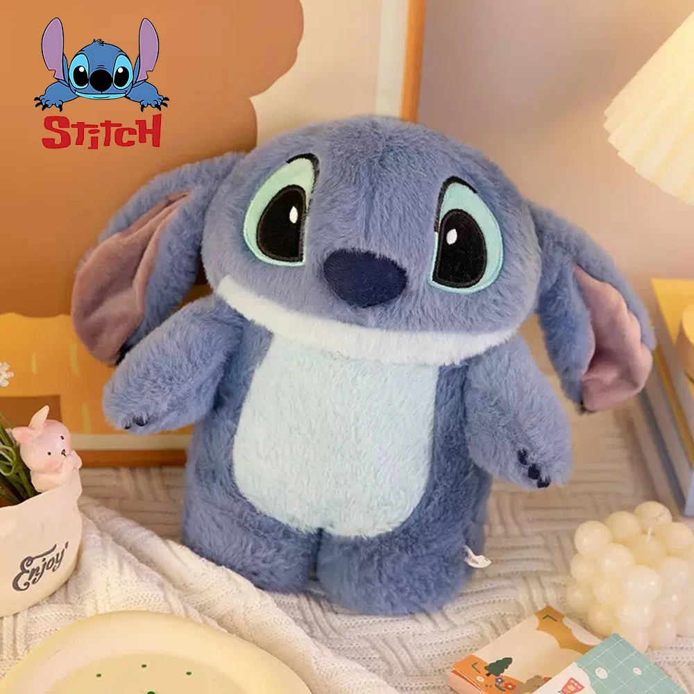 MINISO Stitch Anime Inverno Extra Large Peluche Bottiglia di acqua calda Casa delle donne Riempimento d'acqua Scaldamani Regalo di festa per la fidanzata