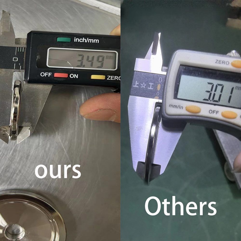 Ímãs de pesca super fortes, pesquisador de salvamento resistente, ímã de busca poderoso com parafuso ocular para pesca magnética de salvamento