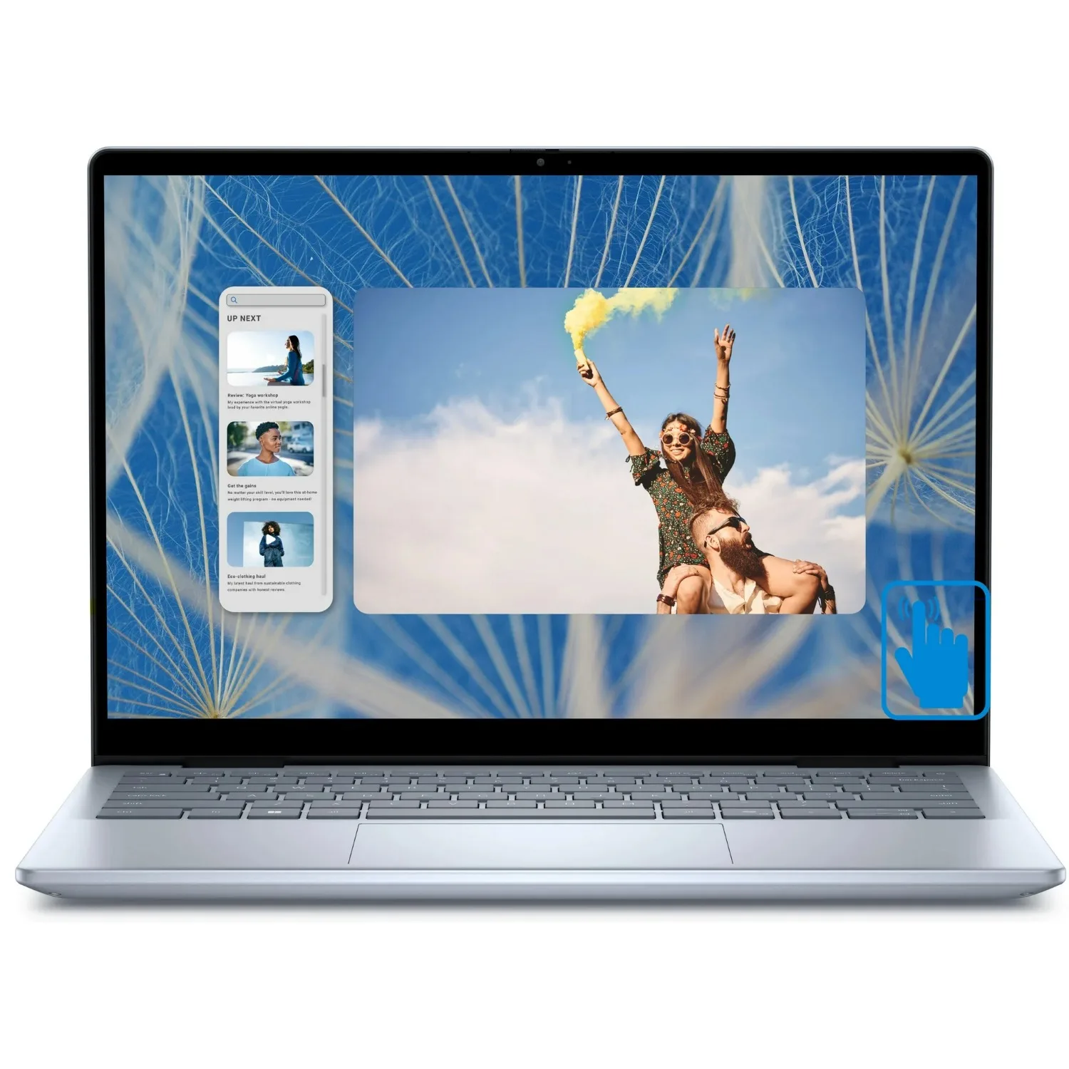 Dell Inspiron 14" 2-in-1 Touchscreen Laptop,Intel Core 7 150U,64GB RAM,2TB SSD,‎Intel Graphics,Ice Blue