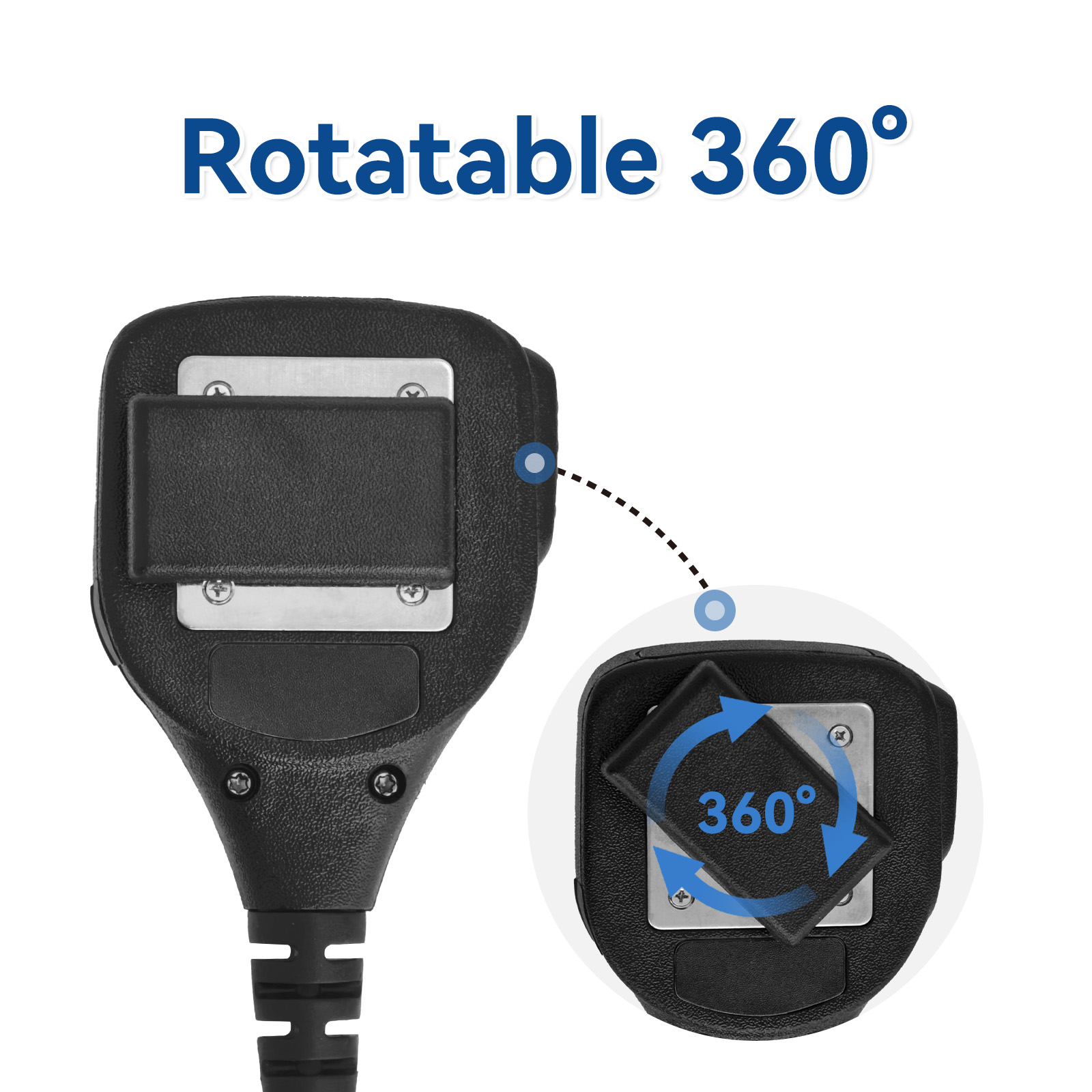 Mikrofon z głośnikiem Radtel Heavy Duty, wodoodporny, do radiotelefonów Radtel RT-880, RT-880G, RT-6D, RT-950, RT-950 PRO