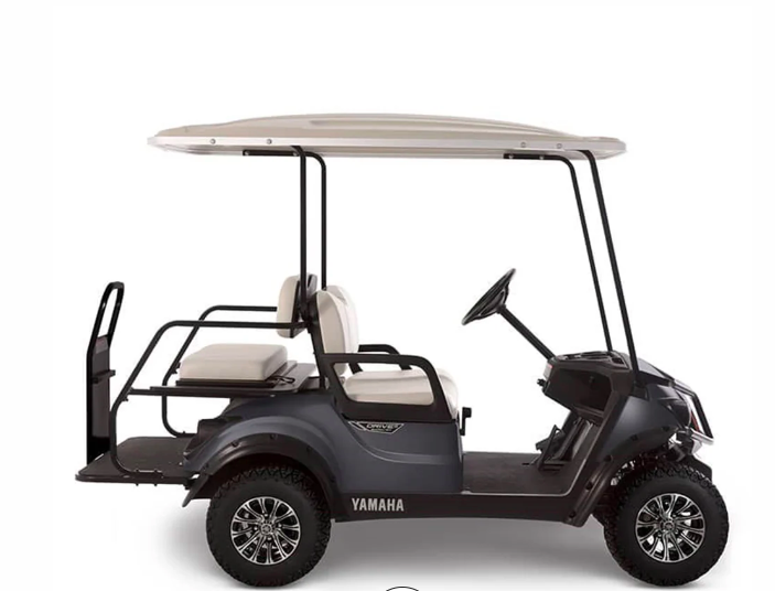 Carro de golfe elétrico com base de 6.7 HP, Adventure Sport 2 + 2, 4 Passageiros, Motor de 48 Volts, Novo, 2024