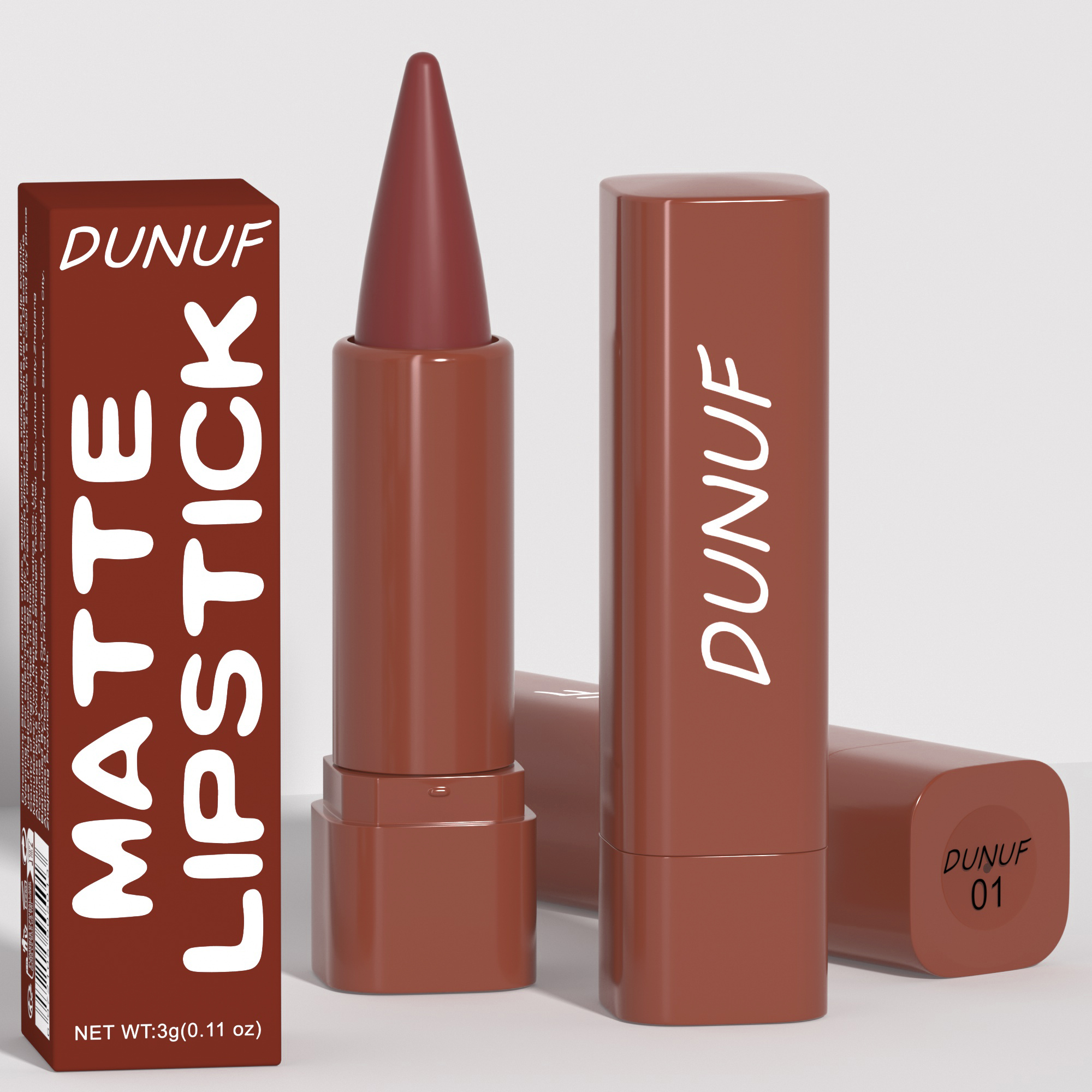 Stylo à lèvres dégradé avec finition velours mat, rouge à lèvres à Application lisse pour les lèvres définies et élégantes