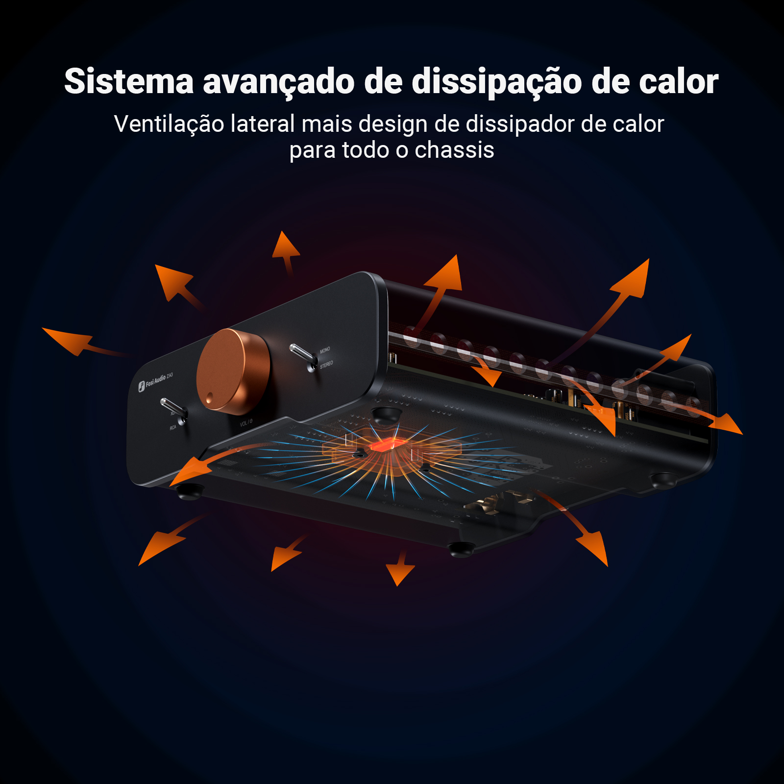 Fosi áudio za3 amplificador de potência estéreo tpa3255 classe d amplificador de áudio hifi para alto-falante de estante passivo com entrada xlr/rca/equilibrada